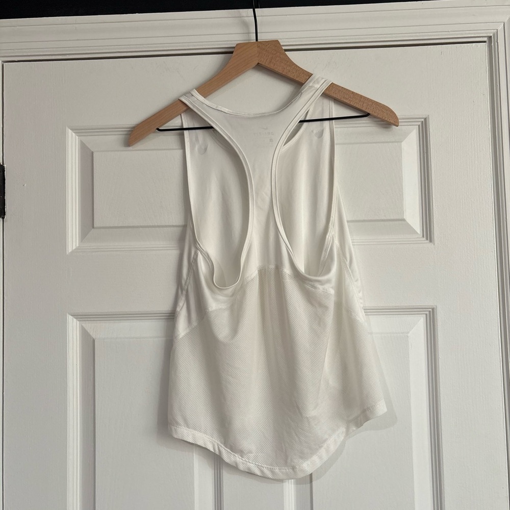 Nike Dri-FIT White Running Tank - Picture 4 of 4